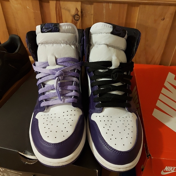 Jordan 1 "OG COURT PURPLE 2.0" AKA PURPLE TOES - Picture 2 of 7